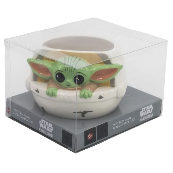 STAR WARS- Tazza in ceramica 3D 440ml – Baby Yoda (in confezione regalo)…x